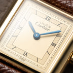Cartier Must de Tank Vermeil Art Deco Roman Dial PM Reference 3 66001
