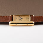 Cartier Must de Tank Vermeil Art Deco Roman Dial PM Reference 3 66001