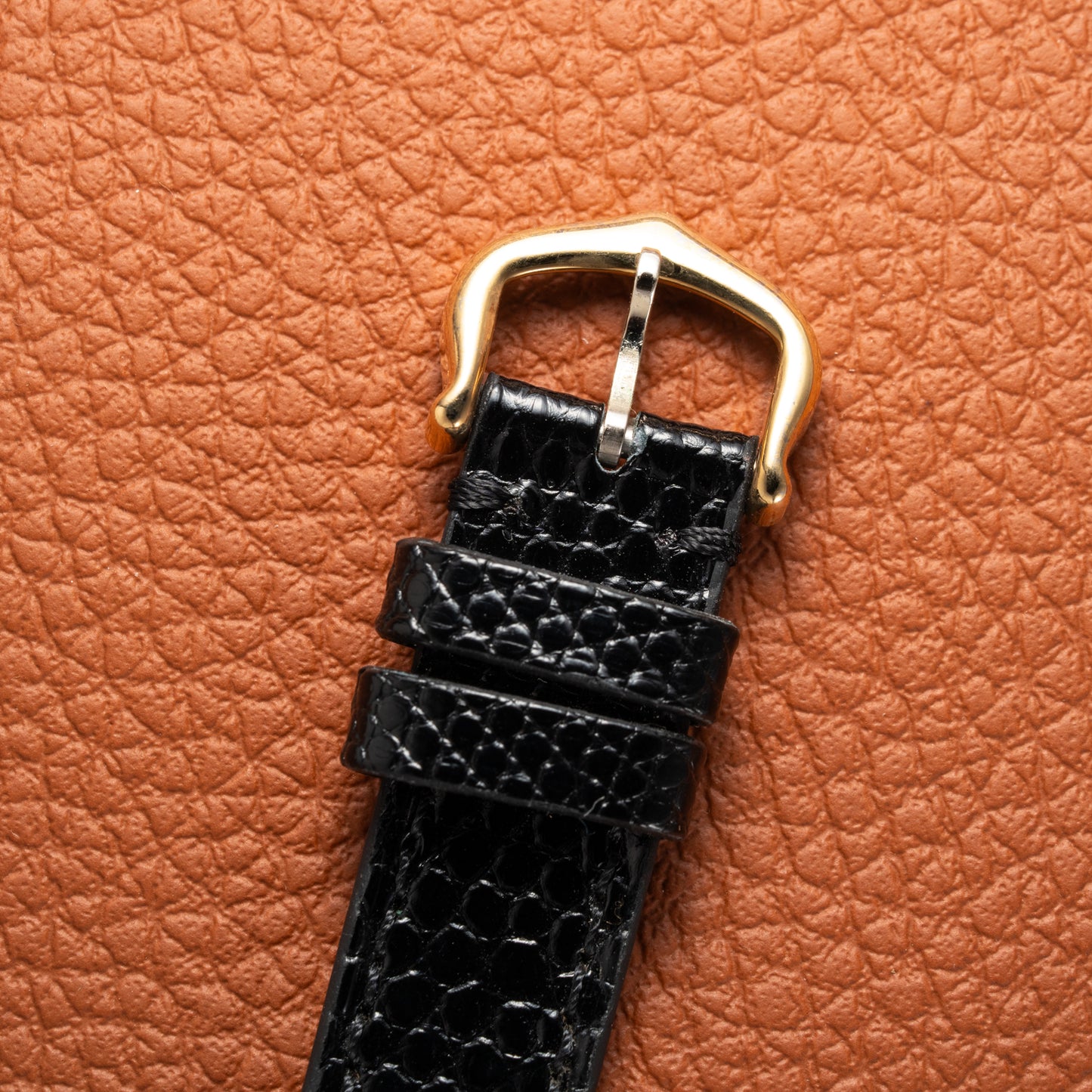 Cartier Tank Must de Vermeil Black Dial PM 1980s
