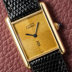 Cartier Must de Tank Vermeil "Discor" Dial GM (1990s)