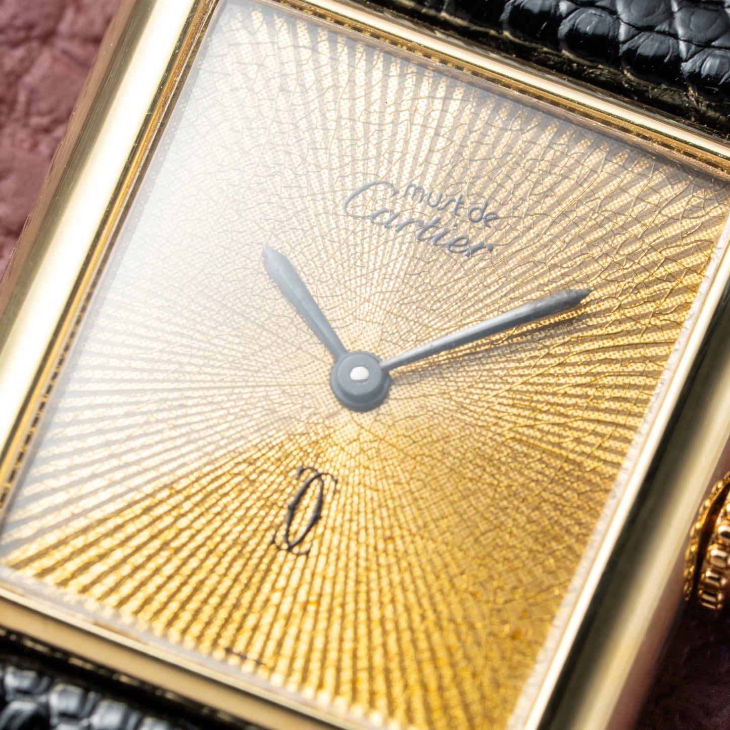 Cartier Must de Tank Vermeil "Discor" Dial GM (1990s)
