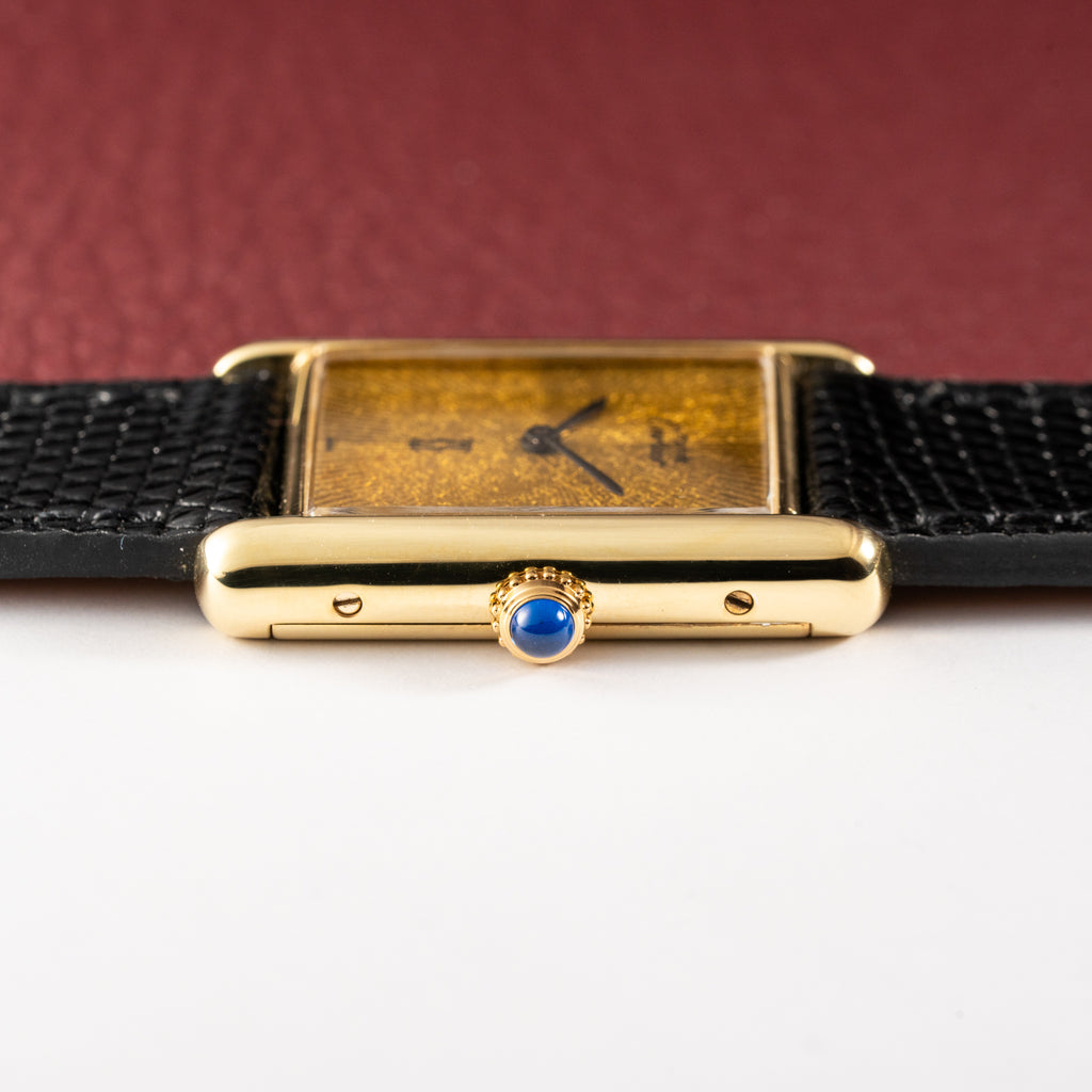 Cartier Must de Tank Vermeil "Discor" Dial GM (1990s)