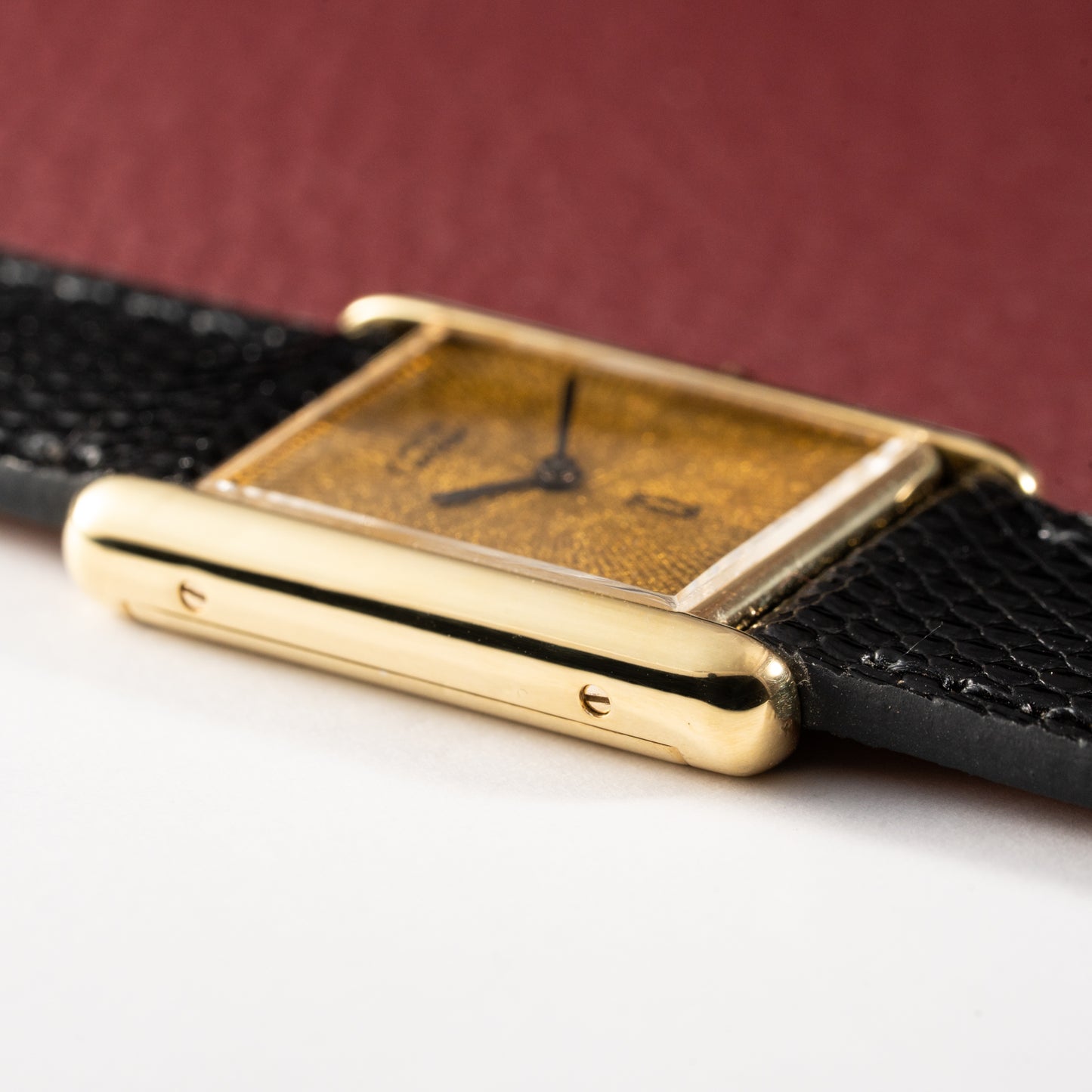 Cartier Must de Tank Vermeil "Discor" Dial GM (1990s)