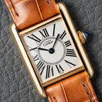 Cartier Must de Tank Vermeil White Opaline Roman Dial PM Ref. 5057001