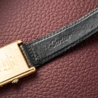 Cartier Must de Tank Vermeil Lemon Roman 1990s Mint Condition