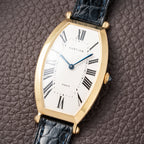 Cartier Tonneau Paris 18K Yellow Gold GM Large Size Pre CPCP 1980s