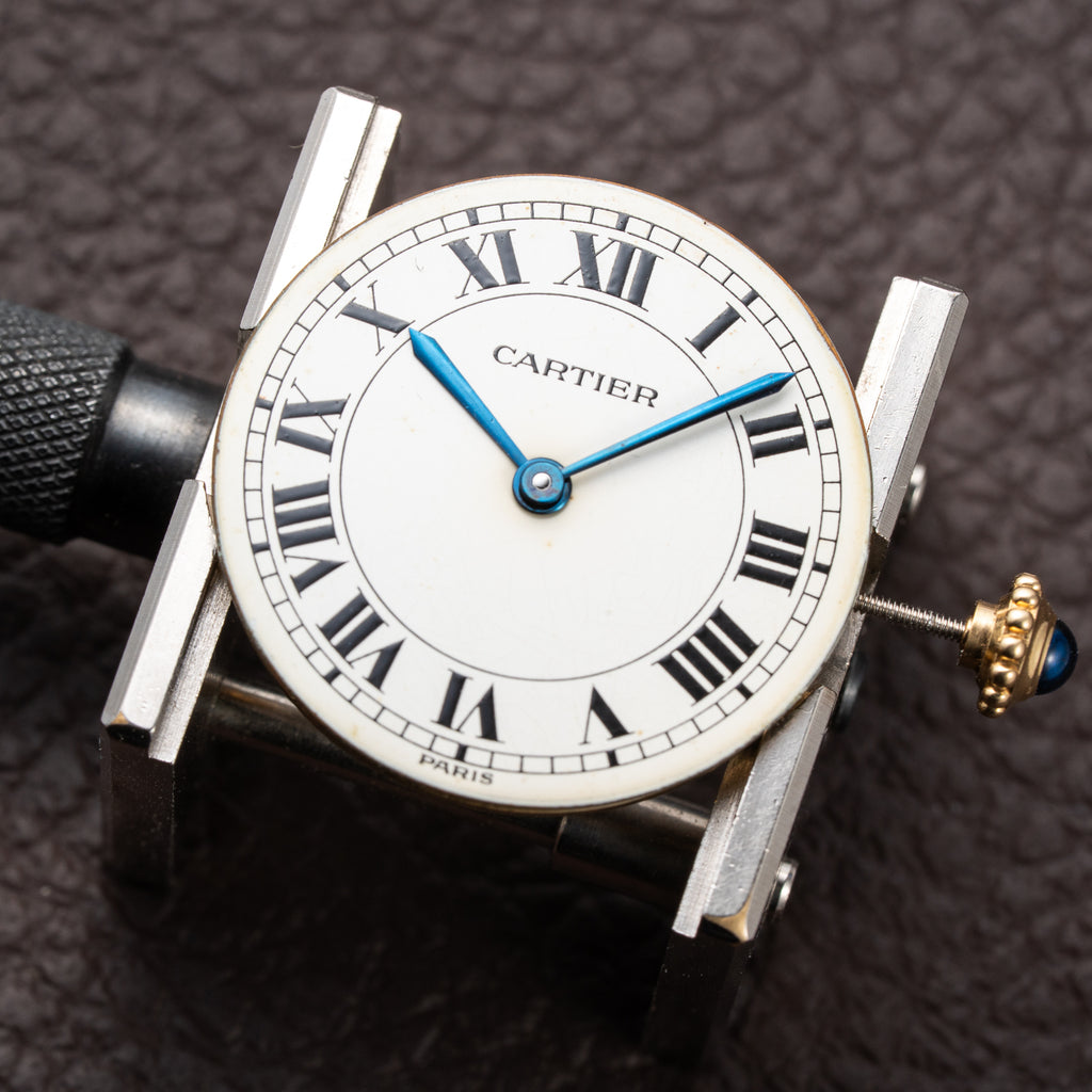 Cartier Vendôme Jumbo Automatic 'Paris' dial 18K Yellow Gold Ref 17003 from 1970s