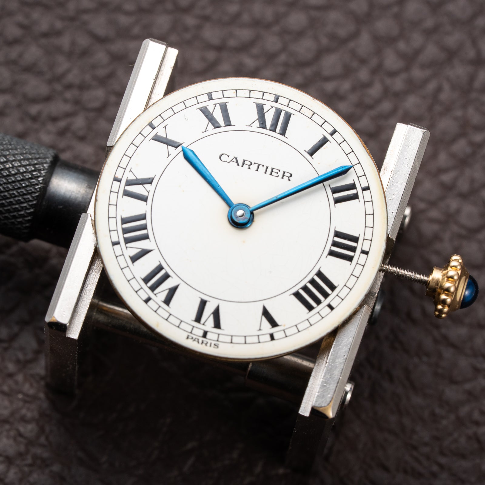 Cartier Vendôme Jumbo Automatic 'Paris' dial 18K Yellow Gold Ref 17003 from 1970s