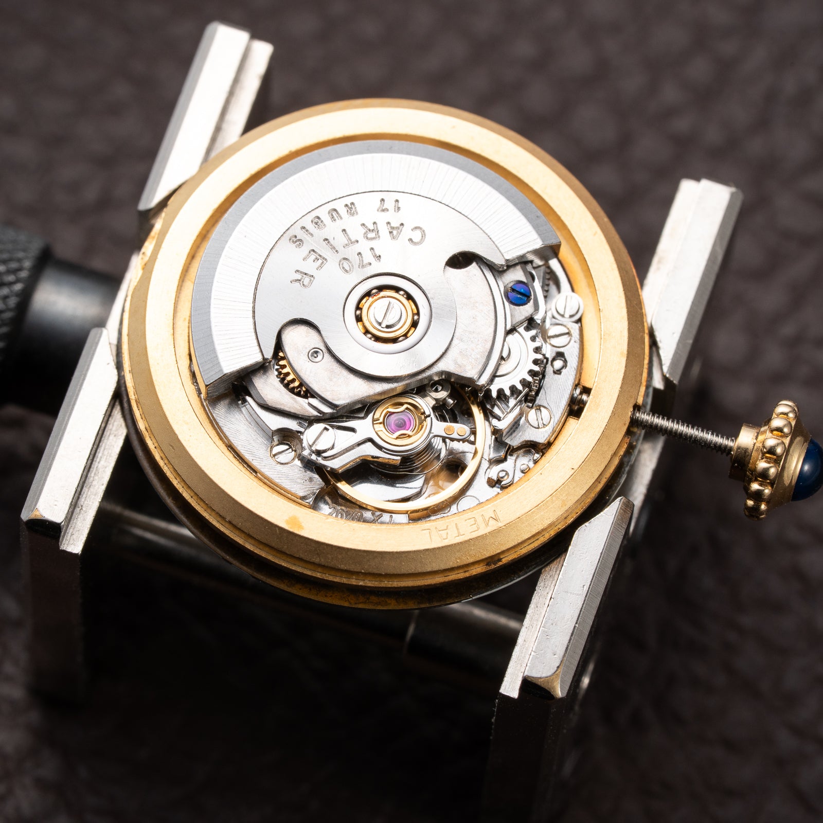 Cartier Vendôme Jumbo Automatic 'Paris' dial 18K Yellow Gold Ref 17003 from 1970s