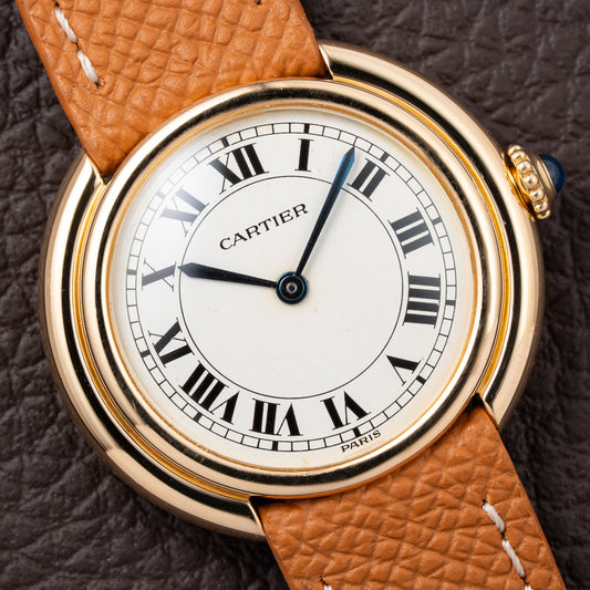 Cartier Vendôme Jumbo Automatic 'Paris' dial 18K Yellow Gold Ref 17003 from 1970s