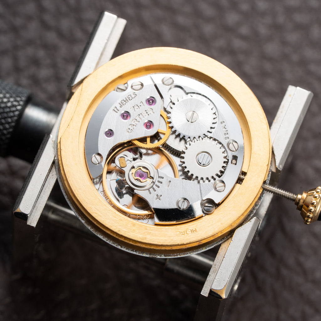 Cartier Vendôme Rond 'Paris' Diamond Set 18K Yellow Gold Ref. 78090 From 1970s