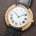 Cartier Vendôme Rond 'Paris' Diamond Set 18K Yellow Gold Ref. 78090 From 1970s