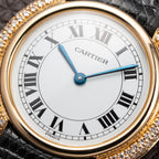 Cartier Vendôme Rond 'Paris' Diamond Set 18K Yellow Gold Ref. 78090 From 1970s