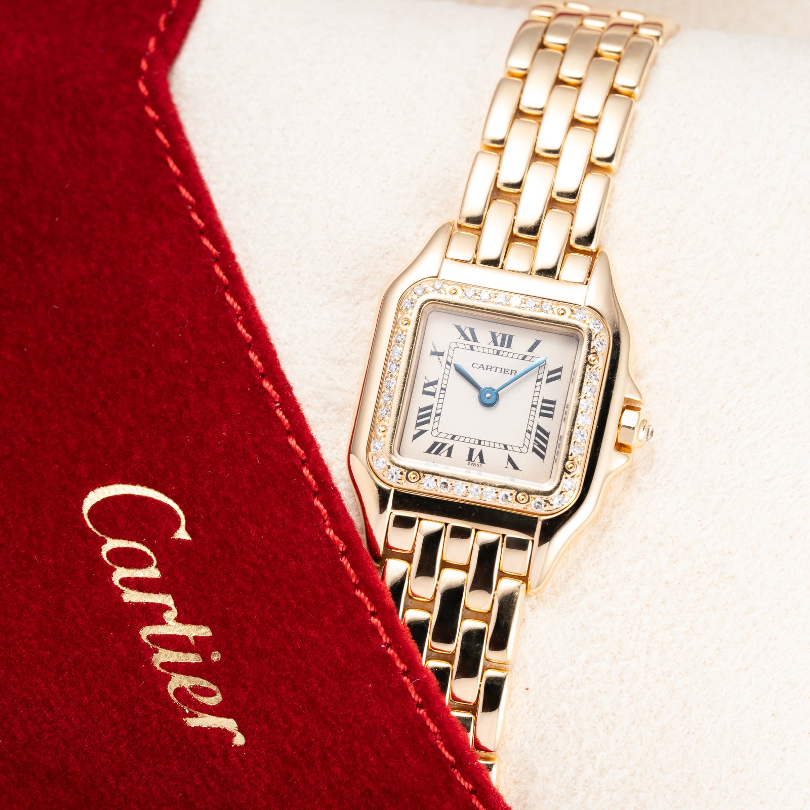 Cartier Panthère Factory Diamond 18K Yellow Gold PM Cartier Serviced 2026 with 2y Warranty Ref. 866911