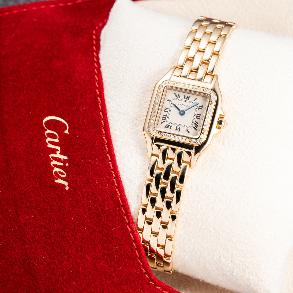 Cartier Panthère Factory Diamond 18K Yellow Gold PM Cartier Serviced 2026 with 2y Warranty Ref. 866911