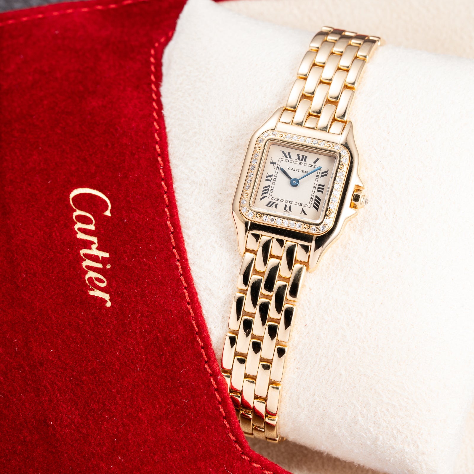 Cartier Panthère Factory Diamond 18K Yellow Gold PM Cartier Serviced 2026 with 2y Warranty Ref. 866911