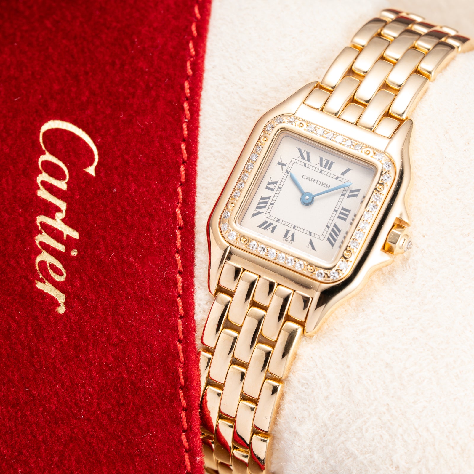 Cartier Panthère Factory Diamond 18K Yellow Gold PM Cartier Serviced 2026 with 2y Warranty Ref. 866911