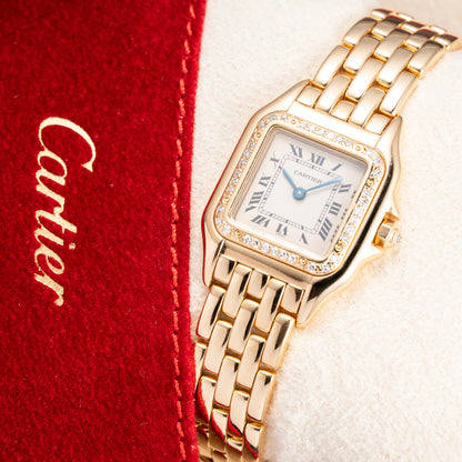 Cartier Panthère Factory Diamond 18K Yellow Gold PM Cartier Serviced 2026 with 2y Warranty Ref. 866911