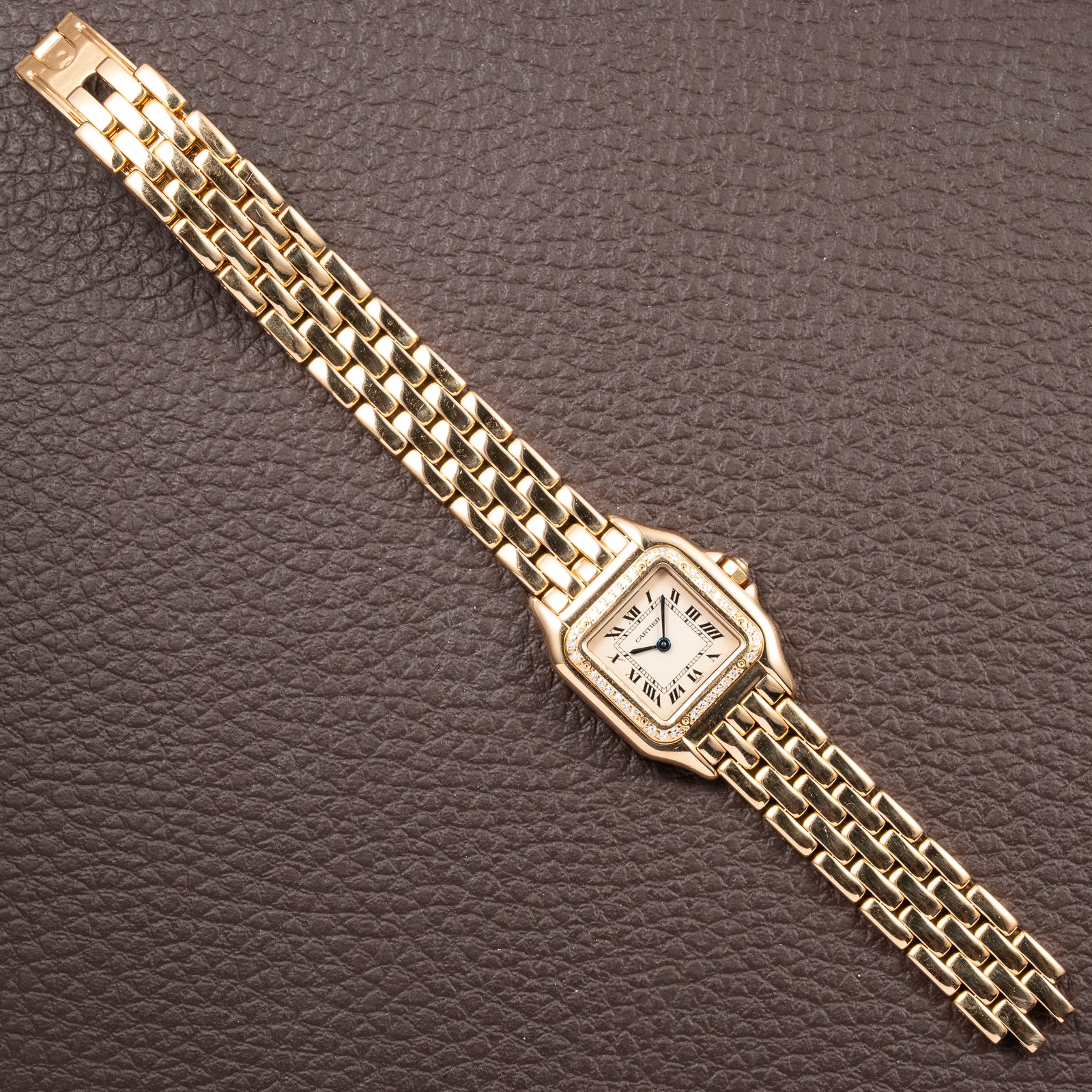 Cartier Panthère Factory Diamond 18K Yellow Gold PM Cartier Serviced 2026 with 2y Warranty Ref. 866911