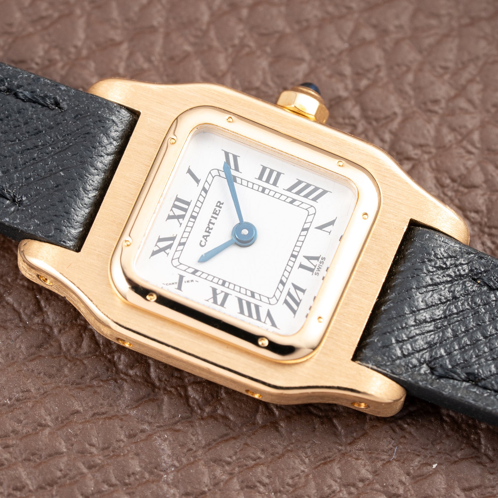 Cartier Santos Dumont PM 18K Yellow Gold Quartz Ref 66024 from 1990s