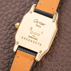 Cartier Santos Dumont PM 18K Yellow Gold Quartz Ref 66024 from 1990s