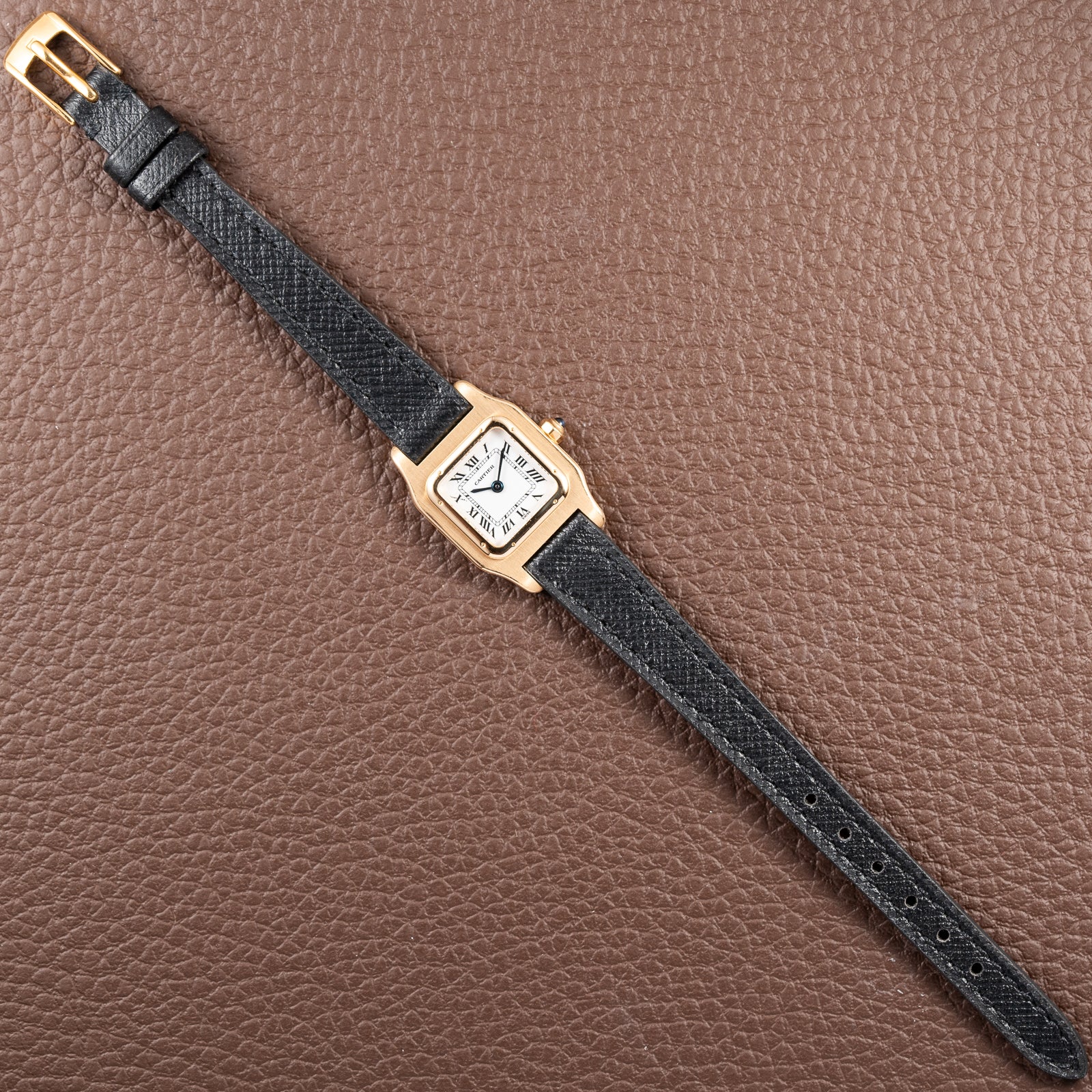 Cartier Santos Dumont PM 18K Yellow Gold Quartz Ref 66024 from 1990s