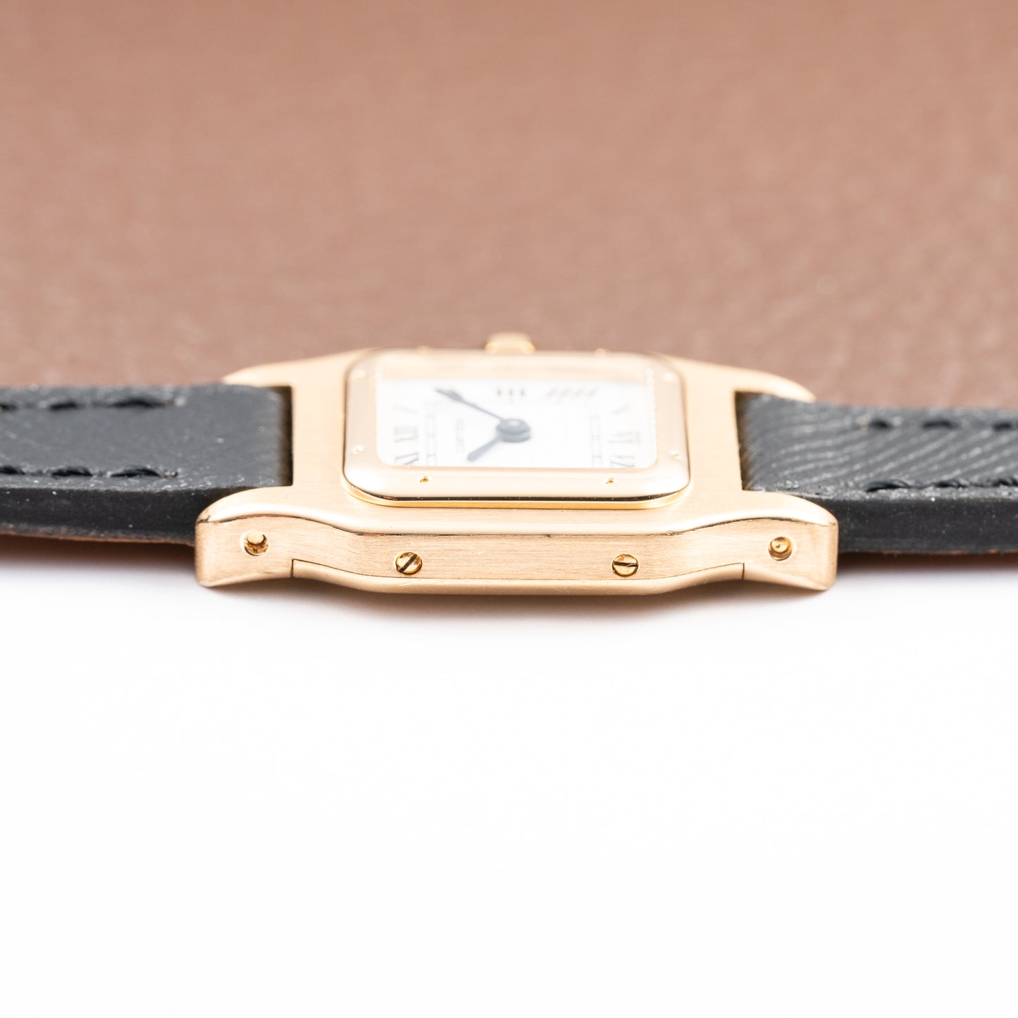 Cartier Santos Dumont PM 18K Yellow Gold Quartz Ref 66024 from 1990s