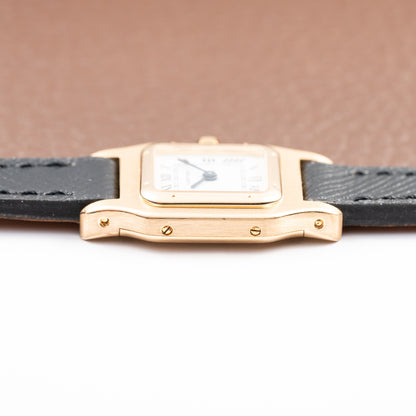 Cartier Santos Dumont PM 18K Yellow Gold Quartz Ref 66024 from 1990s