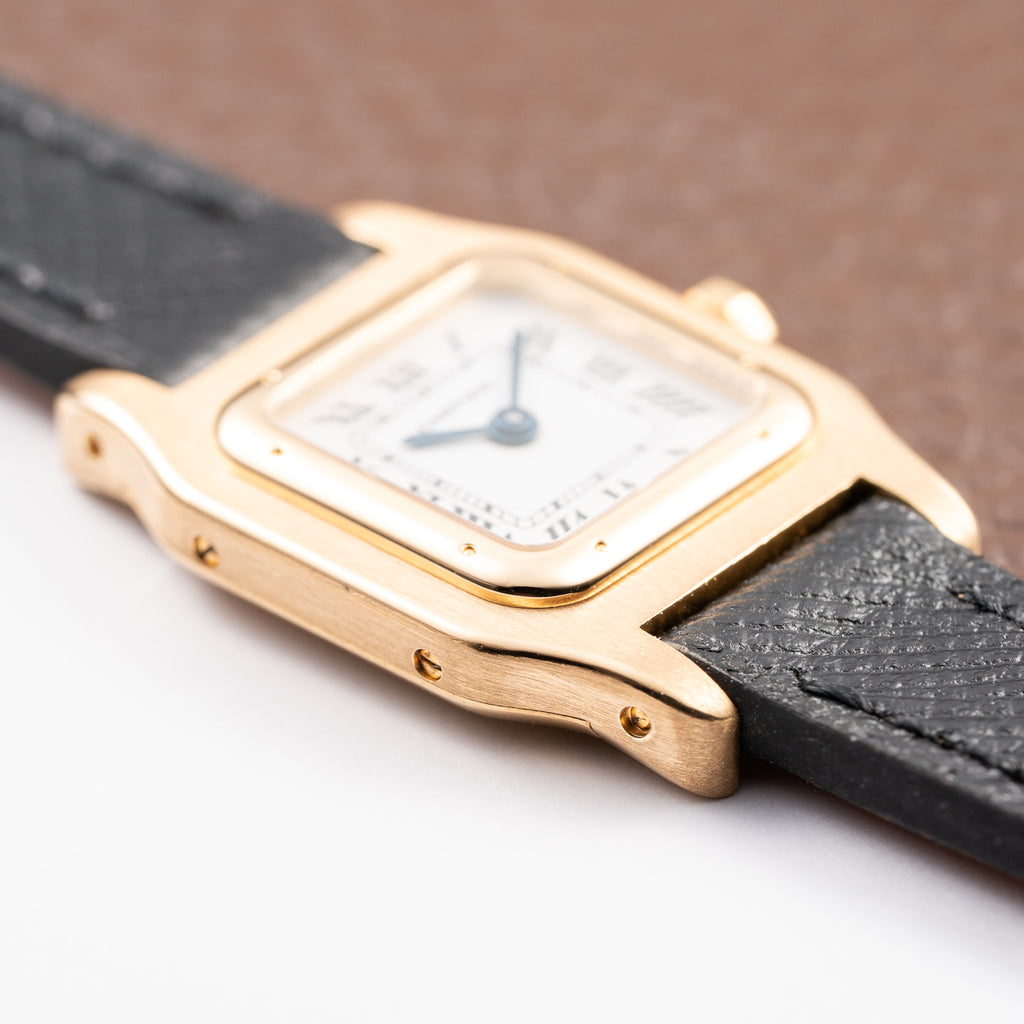 Cartier Santos Dumont PM 18K Yellow Gold Quartz Ref 66024 from 1990s