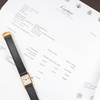 Cartier Tank Must de Breguet Numerals Dial Vermeil Quartz Cartier Serviced 2026 PM Ref. 5057001 from 1990s