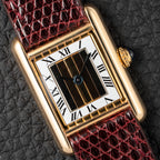 Cartier Tank Must de Vermeil ‘Trinity' Tricolor Dial PM Ref 5057001 from 1990s