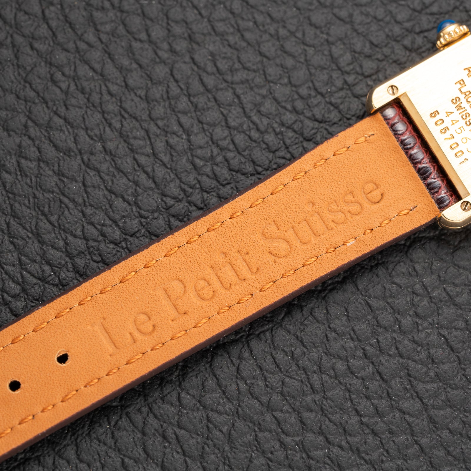 Cartier Tank Must de Vermeil ‘Trinity' Tricolor Dial PM Ref 5057001 from 1990s