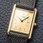 Cartier Must de Tank Vermeil Art Deco Roman Dial GM Reference 6 81006