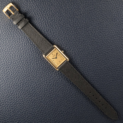 Cartier Must de Tank Vermeil Art Deco Roman Dial GM Reference 6 81006