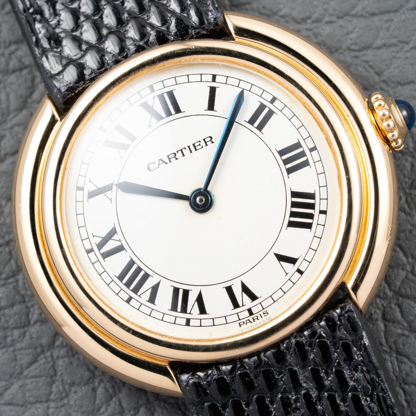 Cartier Vendôme Jumbo Automatic 'Paris' dial 18K Yellow Gold Ref 17003 from 1970s