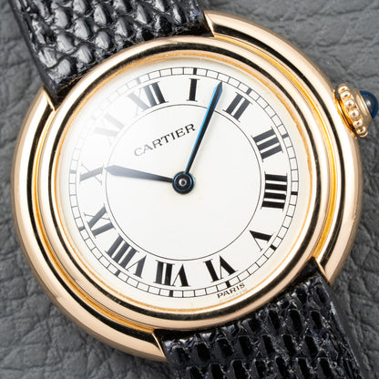 Cartier Vendôme Jumbo Automatic 'Paris' dial 18K Yellow Gold Ref 17003 from 1970s