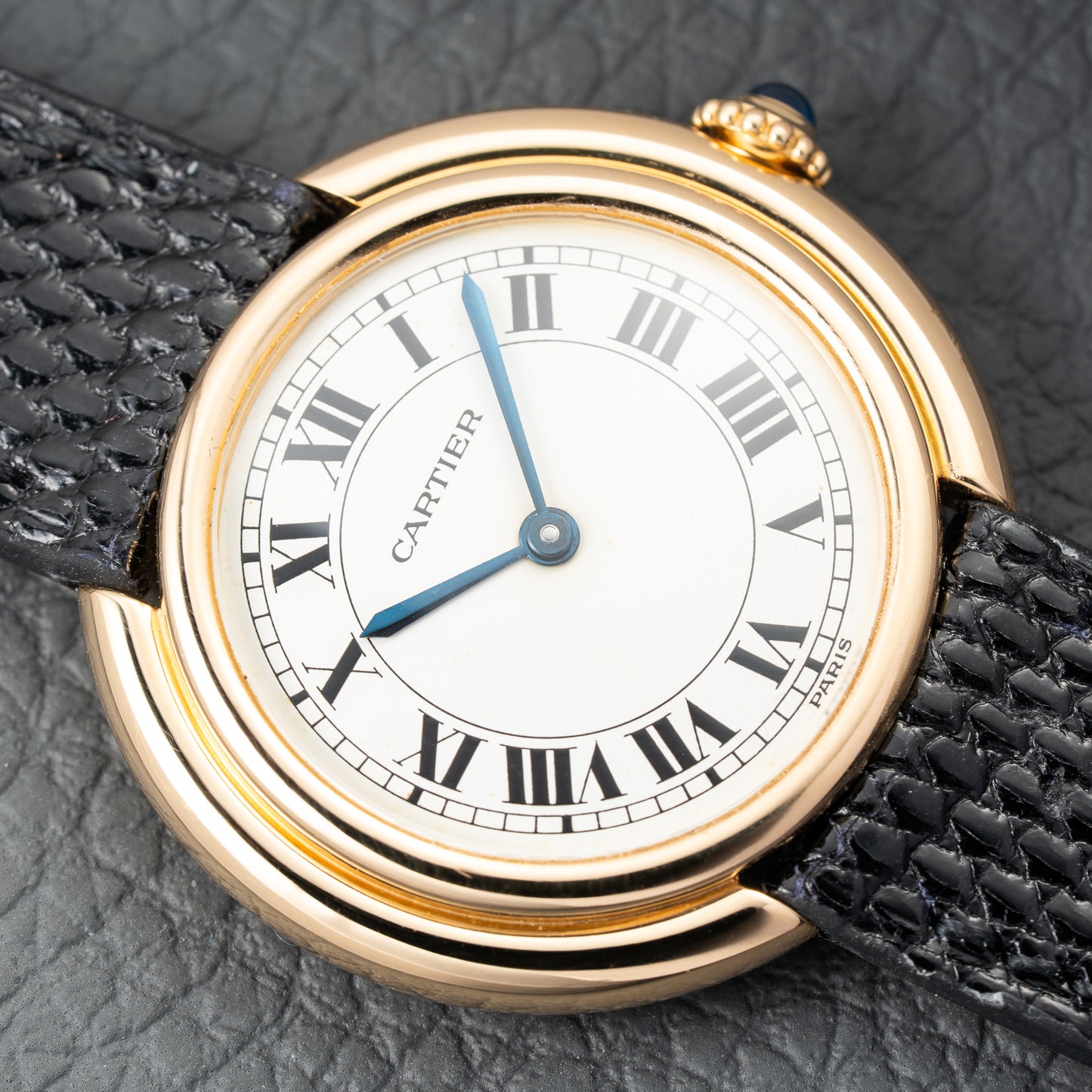 Cartier Vendôme Jumbo Automatic 'Paris' dial 18K Yellow Gold Ref 17003 from 1970s