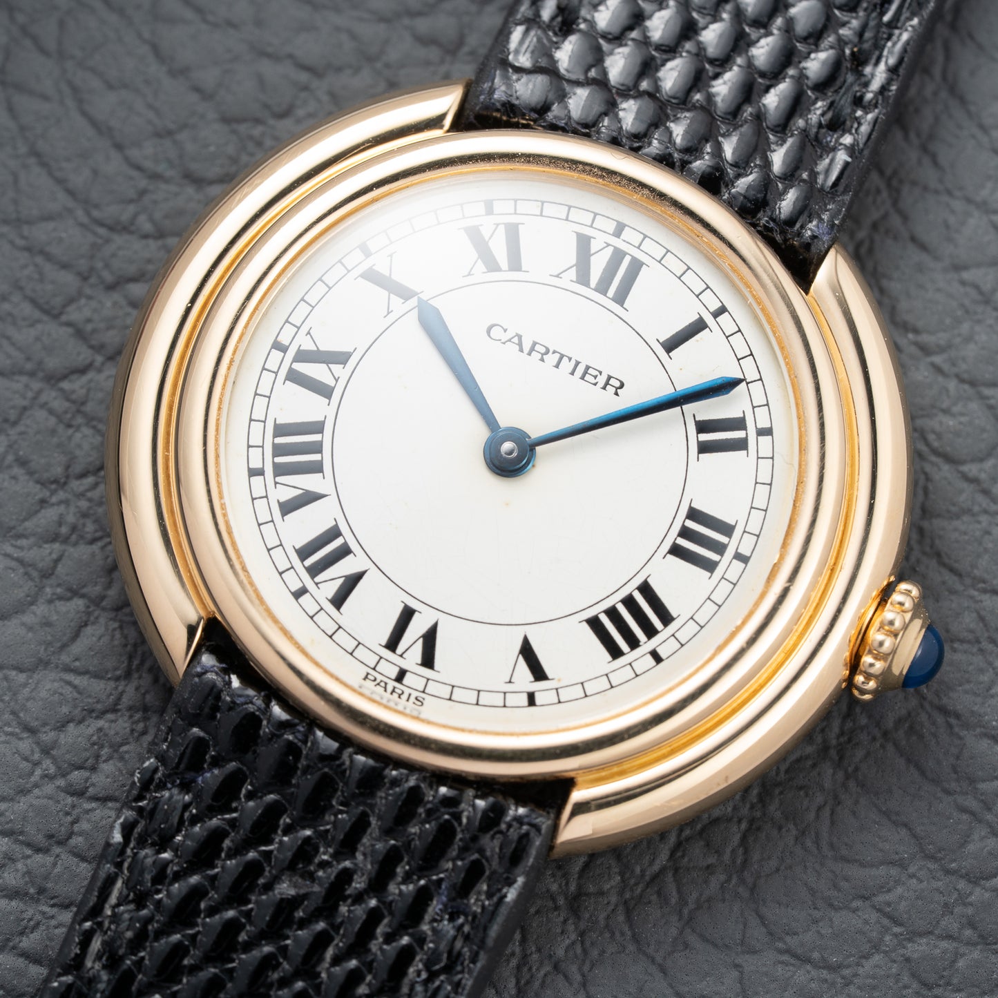 Cartier Vendôme Jumbo Automatic 'Paris' dial 18K Yellow Gold Ref 17003 from 1970s
