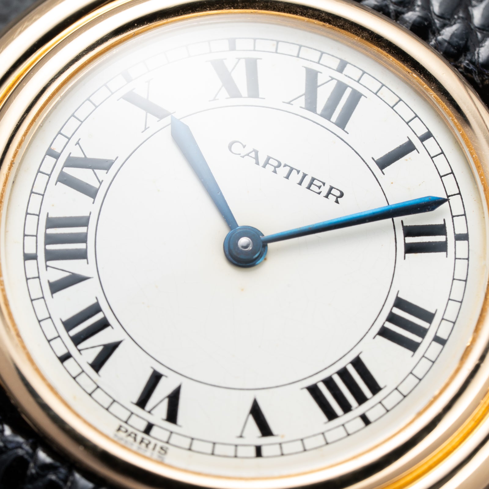 Cartier Vendôme Jumbo Automatic 'Paris' dial 18K Yellow Gold Ref 17003 from 1970s