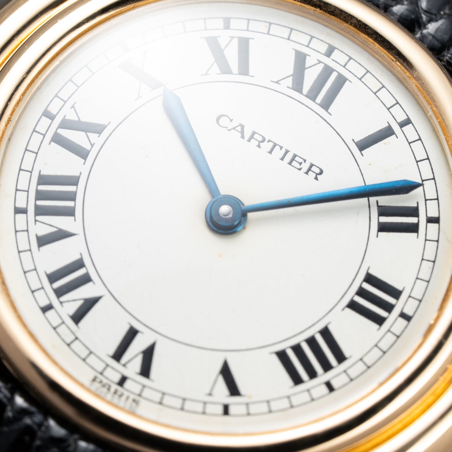Cartier Vendôme Jumbo Automatic 'Paris' dial 18K Yellow Gold Ref 17003 from 1970s