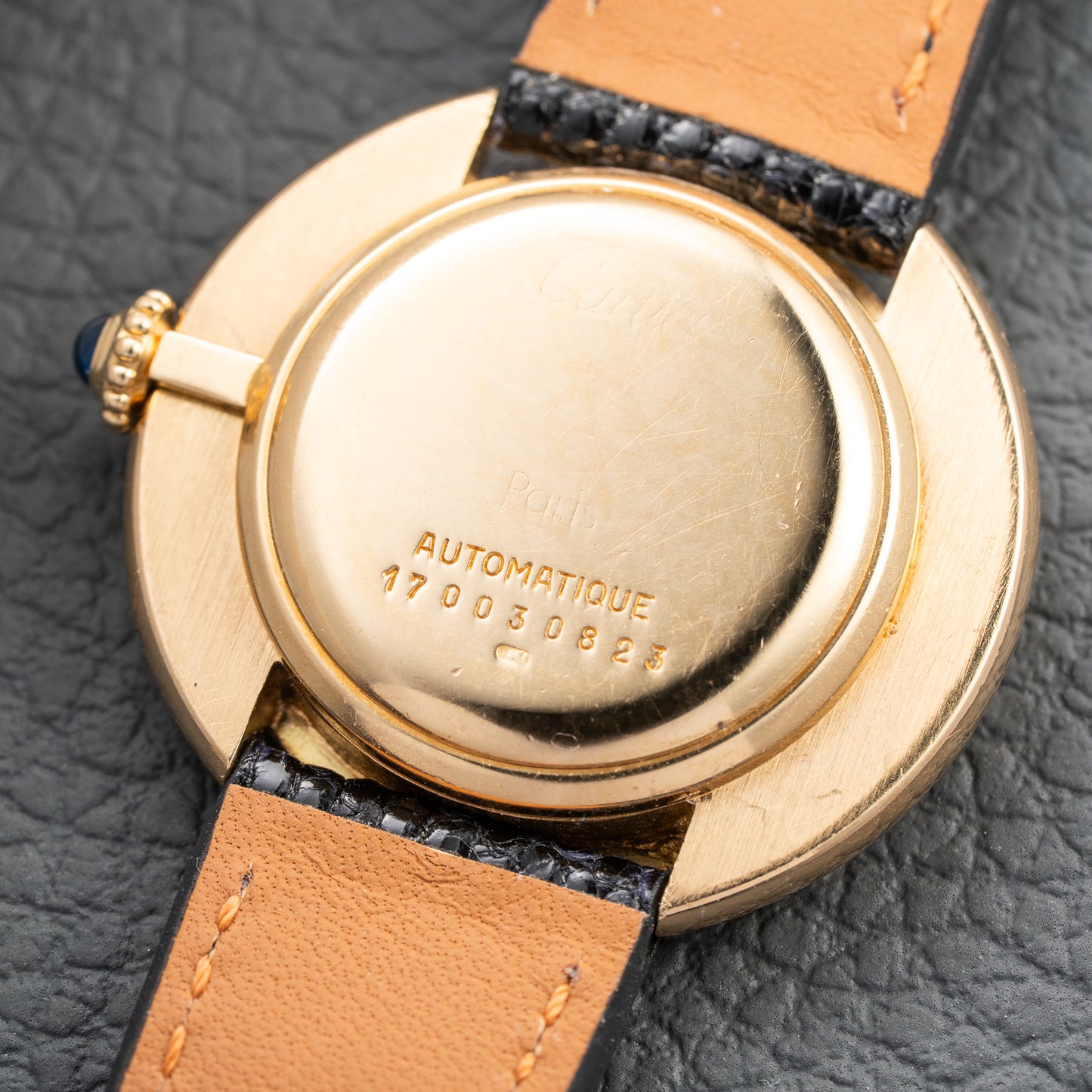 Cartier Vendôme Jumbo Automatic 'Paris' dial 18K Yellow Gold Ref 17003 from 1970s