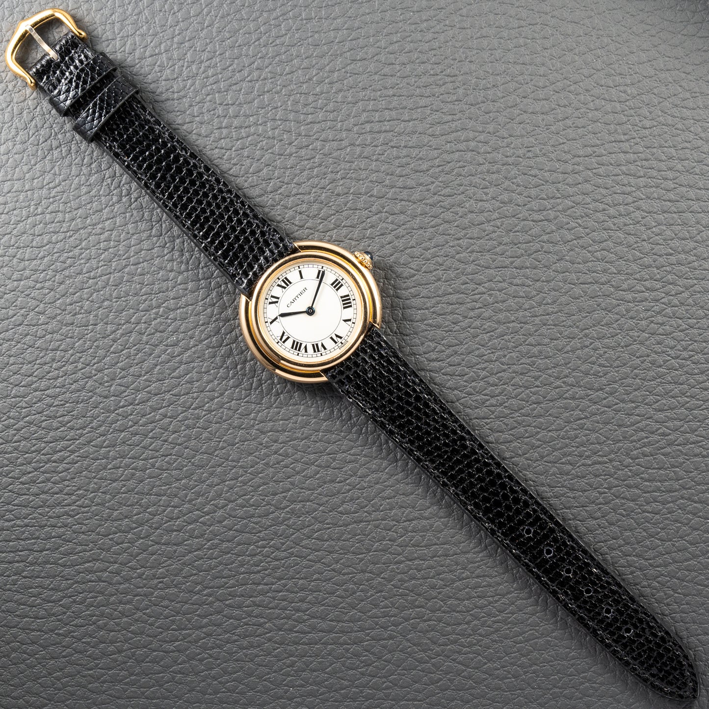 Cartier Vendôme Jumbo Automatic 'Paris' dial 18K Yellow Gold Ref 17003 from 1970s