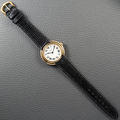 Cartier Vendôme Jumbo Automatic 'Paris' dial 18K Yellow Gold Ref 17003 from 1970s