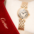 Cartier Panthère Ronde Vendôme Factory Diamond 18K Yellow Gold PM Cartier Service 2026 Ref. 66920 From 1990