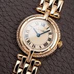 Cartier Panthère Ronde Vendôme Factory Diamond 18K Yellow Gold PM Cartier Service 2026 Ref. 66920 From 1990