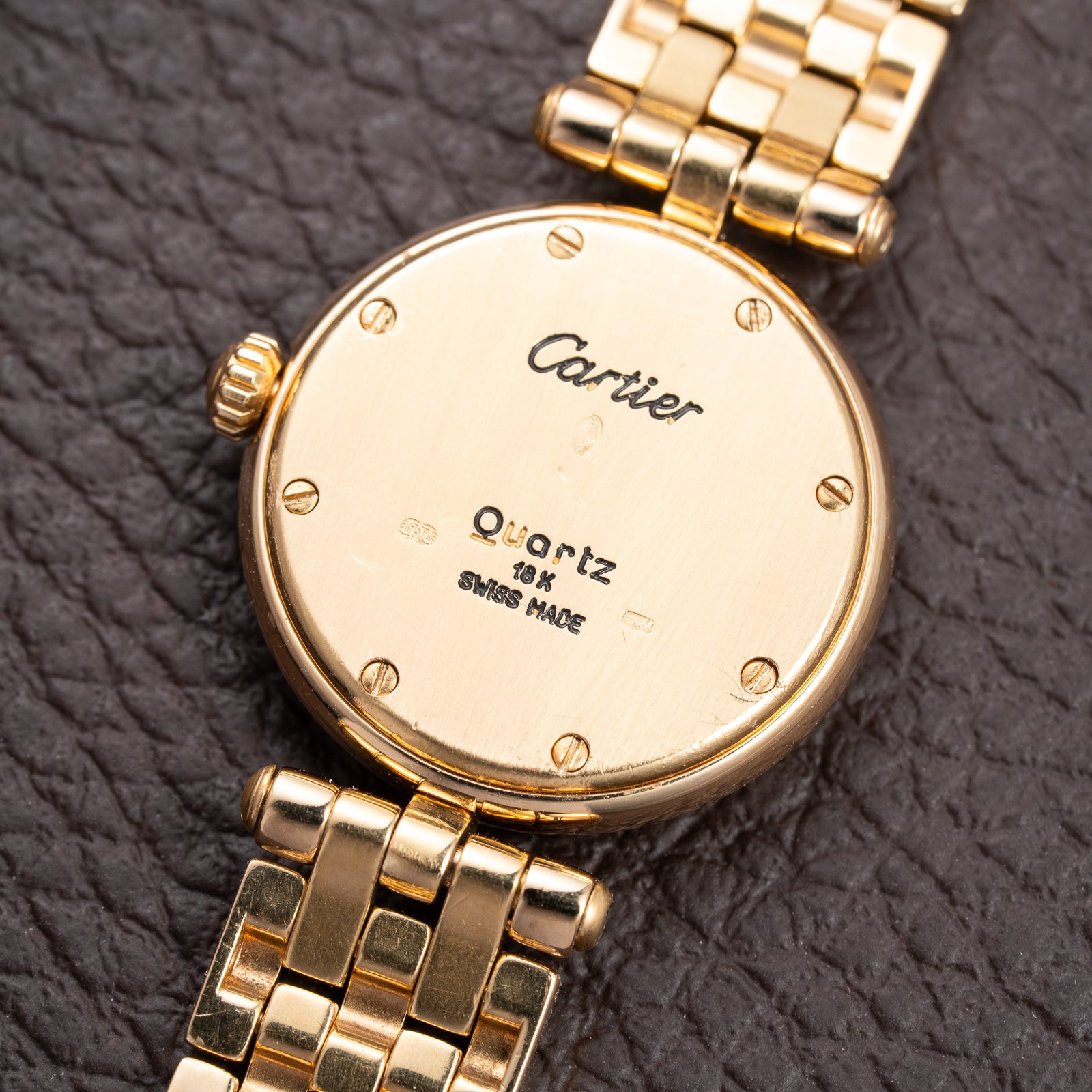 Cartier Panthère Ronde Vendôme Factory Diamond 18K Yellow Gold PM Cartier Service 2026 Ref. 66920 From 1990