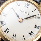 Cartier Retailed Baume et Mercier 18k Yellow Gold with Stock Numbers Ref 36493 from 1970s