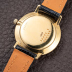 Cartier Retailed Baume et Mercier 18k Yellow Gold with Stock Numbers Ref 36493 from 1970s