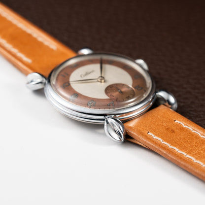Certina Fancy Lugs Two-Tone Dial NOS 1940/50s