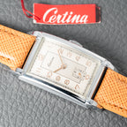 Certina Oversize Fancy Tank NOS from the 1940s/50s